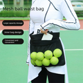 Pickleball Ball Waist Bag – Mesh Carrier with Adjustable Belt