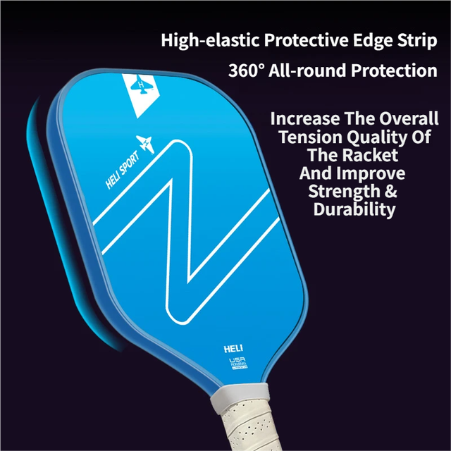 Gradient Green Fiberglass Pickleball Paddle Set - USAPA High-Rebound Dual Rackets (TPU Edge), 4 Outdoor Balls & Triangle Carry Case for Outdoor Play