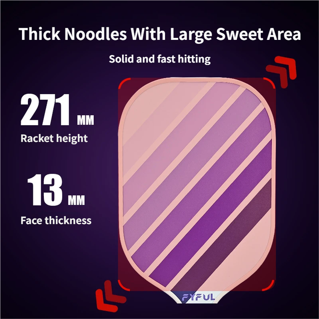 White + Blue + Green Striped Fiberglass Pickleball Paddle – Ultra Lightweight Pickleball Racket for Outdoor Play with Large Sweet Spot, Shock-Absorbing Silicone Grip and TPU Edge Guard